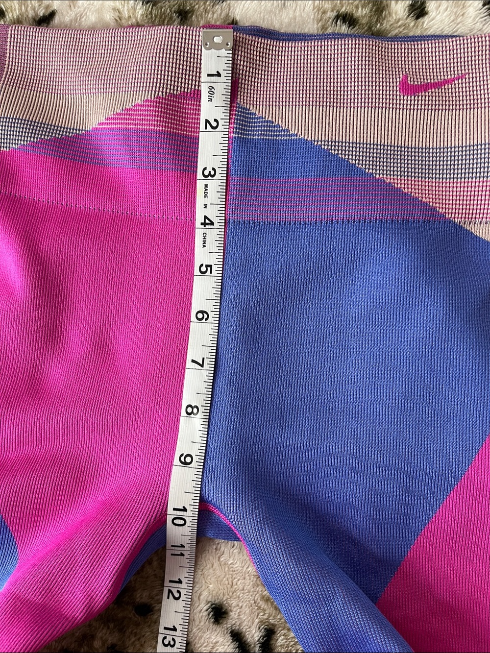 Nike Women’s Pink, Blue & Light Purple Colorblock Leggings Set - Picture 7 of 16
